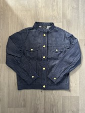 A.p.c Denim Jacket Ladies 34 Medium 20ptp Genuine