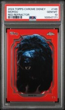 2024 Topps Chrome Disney Mordu Red Refractor /5 PSA 10 Pop 1 Gem Mint