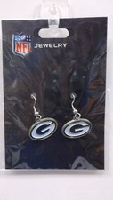 Green Bay Packers dangley earrings NEW
