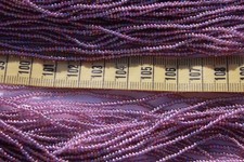 Trans Light Amethyst AB Finish 11/0 Round Czech Glass Seed Beads/ Hank
