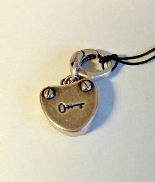 Fossil Anhänger Charms JF88012040 Herz Schlüsselloch Strass NEU OVP - Bild 3 von 4