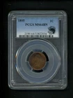 1895 US Indian Head Cent 1c .01 PCGS MS64 BN Eagle Eye Orig Surfaces Nice Strike
