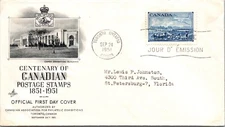 Canada 1951 FDC Canadian Postage Stamps - Toronto, Ont - Single - F76829