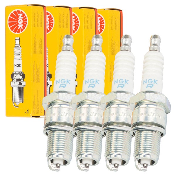 4X NGK 7422 BPR5ES ZüNdkerze FüR Honda Mazda Mitsubishi Nissan Opel Renault-image