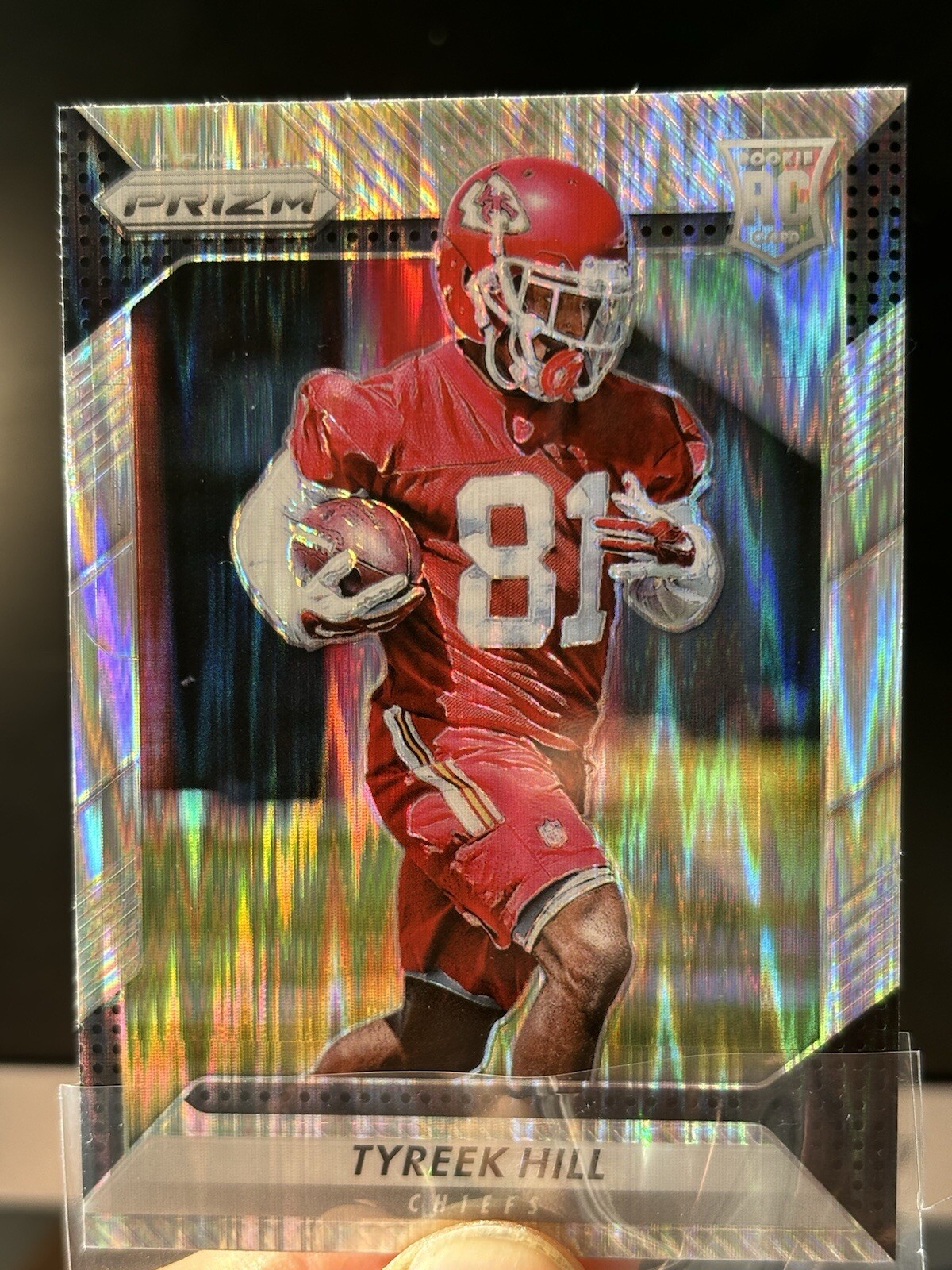 Tyreek Hill 2016 Panini Prizm #296 FLASH Rookie RC F HOF SSP CHIEFS DOLPHINS