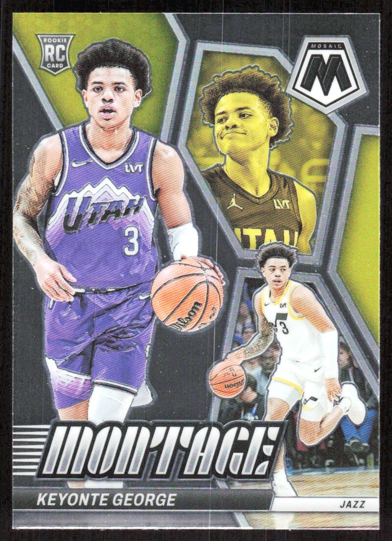 2023-24 8560D Panini Mosaic MONTAGE Keyonte George Rookie Utah Jazz #3