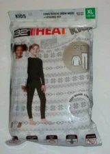 set 32 Degrees kid's thermal heat base layer pant legging / top unisex s m l xl