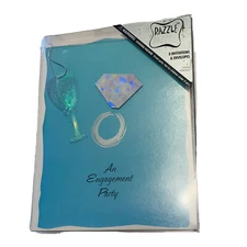 Engagement Party Invitations By Amscam 24 3-Dimensional With Silver Envelopes