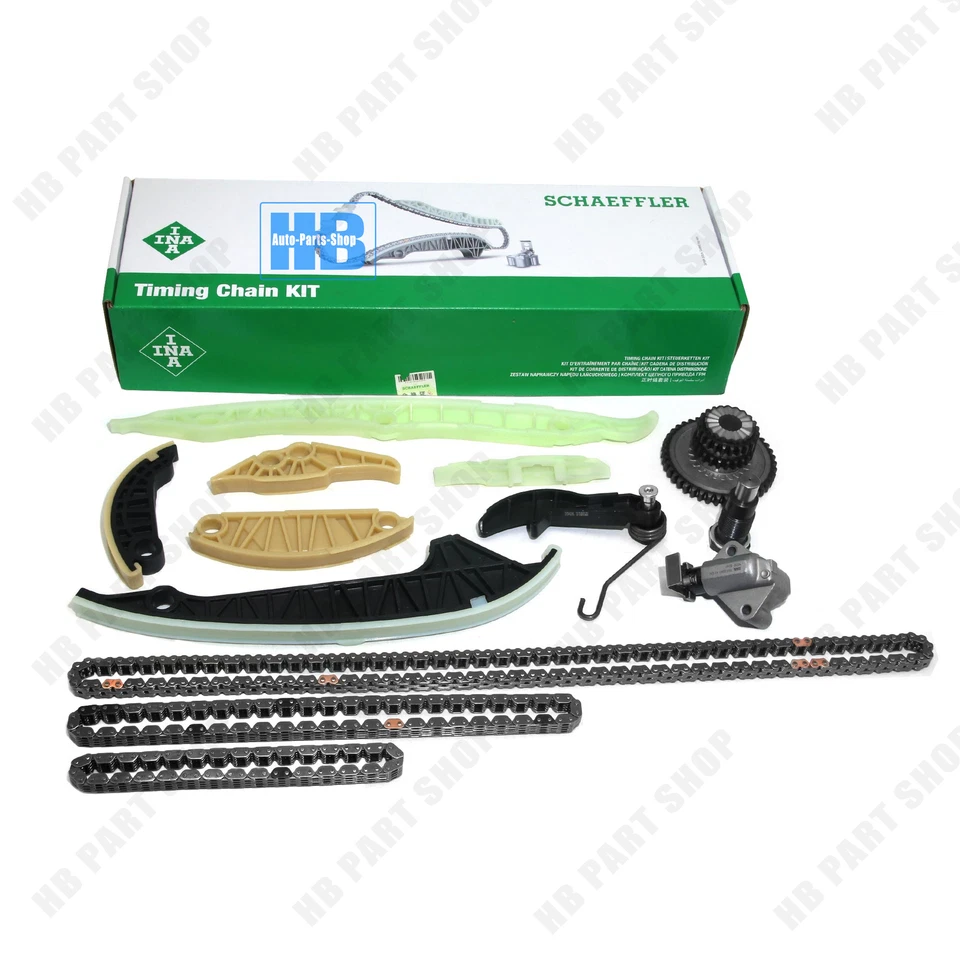 Kit de corrente de distribuição e bomba de óleo para VW CC Tiguan Audi A4 A5 A6 Q5 1.8 2.0T atualizado - Imagem 2 de 4