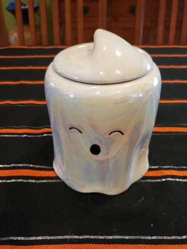 Skurriler Schrank 10 Erdbeere Straße schillernder Geist Halloween Kanister 8"