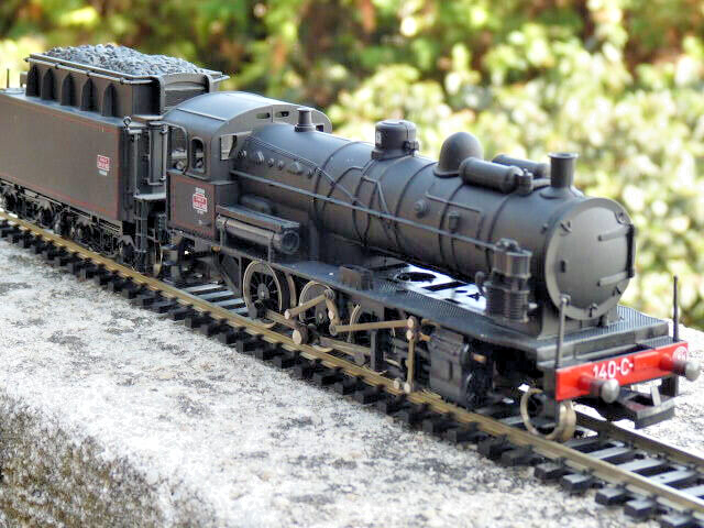 Locomotive Vapeur Jouef 140 C 180 Tender Dépot de Verdun