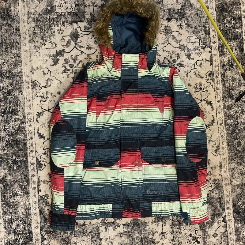 burton dry ride snowboard ski waterproof insulated jacket