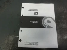 John Deere 31CT and 38CT Lawn Sweepers Operator's Manual   OMTY21627 Issue J2