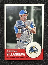 CHRISTIAN VILLANUEVA #181 2012 Topps Heritage Minor League Edition Prospect QTY