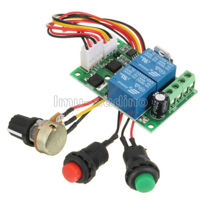 DC 6V 9V 12V 18V 24V 3A DC motor pump speed controller CW CCW reversing switch