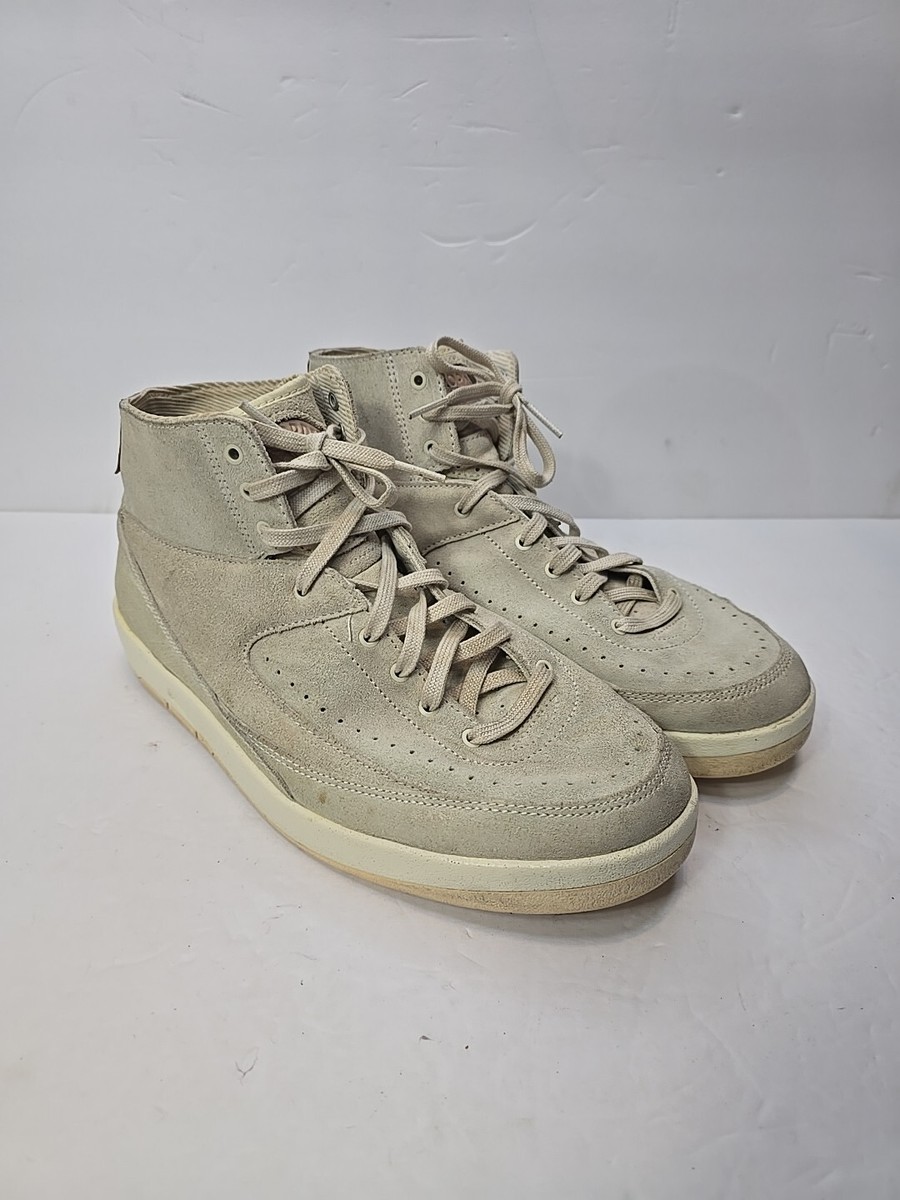 Nike Air Jordan 2 Retro Shoes Mens 9 Tan Suede Deconstructed  display picture 3