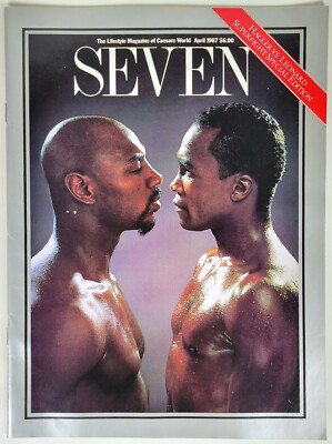 SEVEN Caesars World Magazine - Superfight Special - Hagler vs Leonard 1987 VG