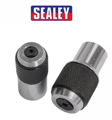 Sealey verstellbarer Gewindebohrer Steckschlüsselsatz Gewindebohrer Reiben 3/8'' Antrieb 2tlg AK872