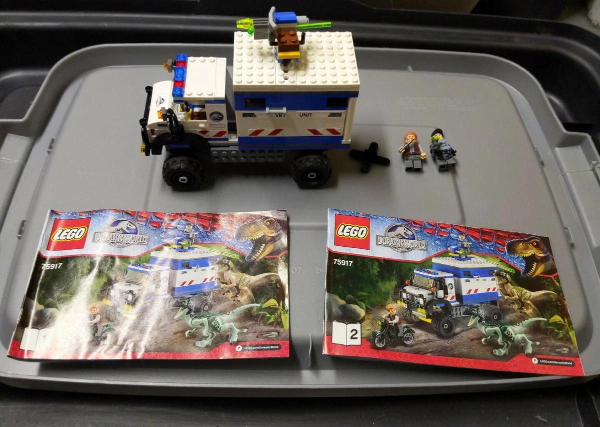 lego Jurassic World Raptor Rampage 75917 incomplete