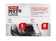 Autoland Moto Care Visor and Helmet Wipes Box...