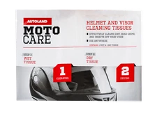 Autoland Moto Care Visor and Helmet Wipes Box of 20