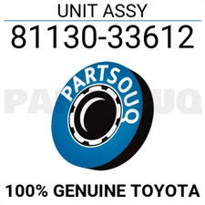 8113033612 Genuine Toyota UNIT ASSY 81130-33612