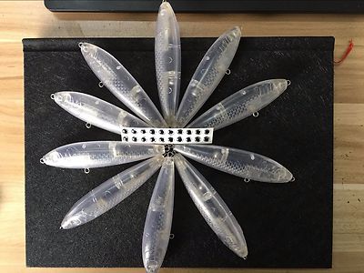 10pcs Unpainted Crankbait Lure Blanks - 2 Inch, 3/16 Oz, Fish Shape For Custom Painting & Tuning