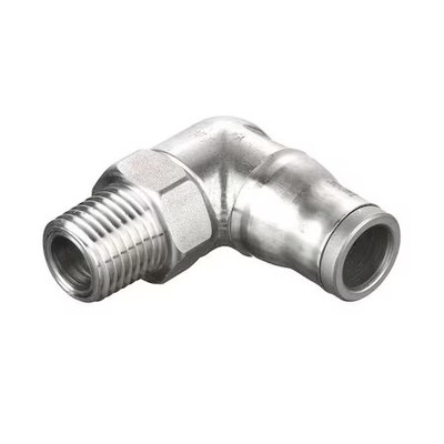 Legris 3889 10 18 Elbow, Ss, Mnpt 3/8 In, Push-Fit 10 Mm