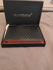 RUNBOX Slim Wallets for Men with RFID Blocking & Minimalist Mens Front Pocket