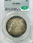 1881 CC Morgan Dollar CAC MS65