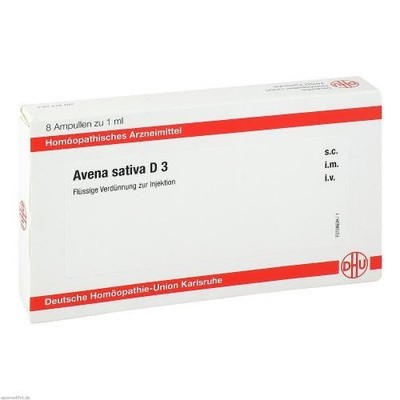 3x AVENA SATIVA D 3 Ampullen 8X1 ML PZN 11704371