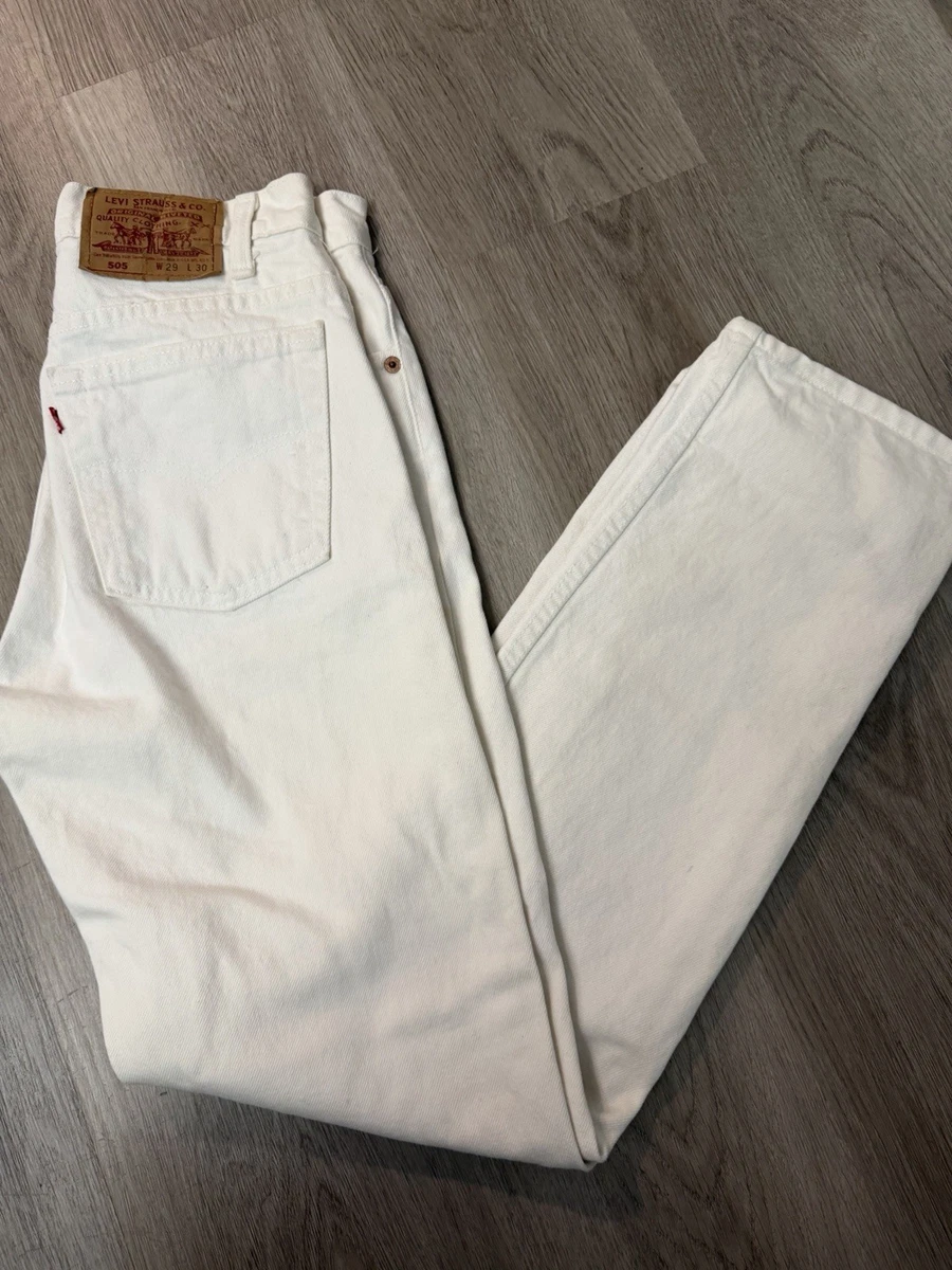 Levis 505 White Jeans 80’s ビンテージ levis jeans white 505 products for sale | eBay