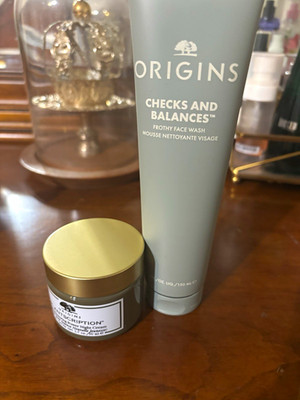 Origins Checks and Balances Face Wash Cleanser 5 fl oz / 150 mL + cream