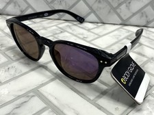 New With Tags Foster Grant Black Body Glove Sunglasses W Mirrored Lenses