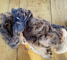 Bird Nesting Alpaca Fiber, BROWN Stuffed 1 Gallon Bag Ready To Use Raw Organic