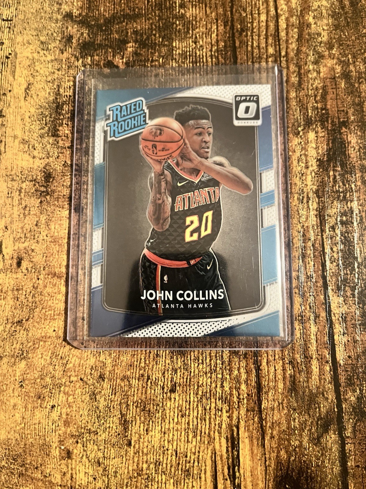 2017-18 Panini Donruss Optic - Rated Rookie John Collins #182 Holo Prizm (RC)