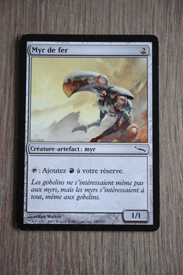 MTG Magic Card: Iron Myr - Creature-Artifact - VF - 187 / 306