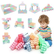64 pcs Building Blocks for Toddlers,Montessori STEM Educational for 18 Months