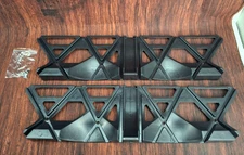 RELN Storm Drain Channel Drain Joiner Kit Black (2 Pack)