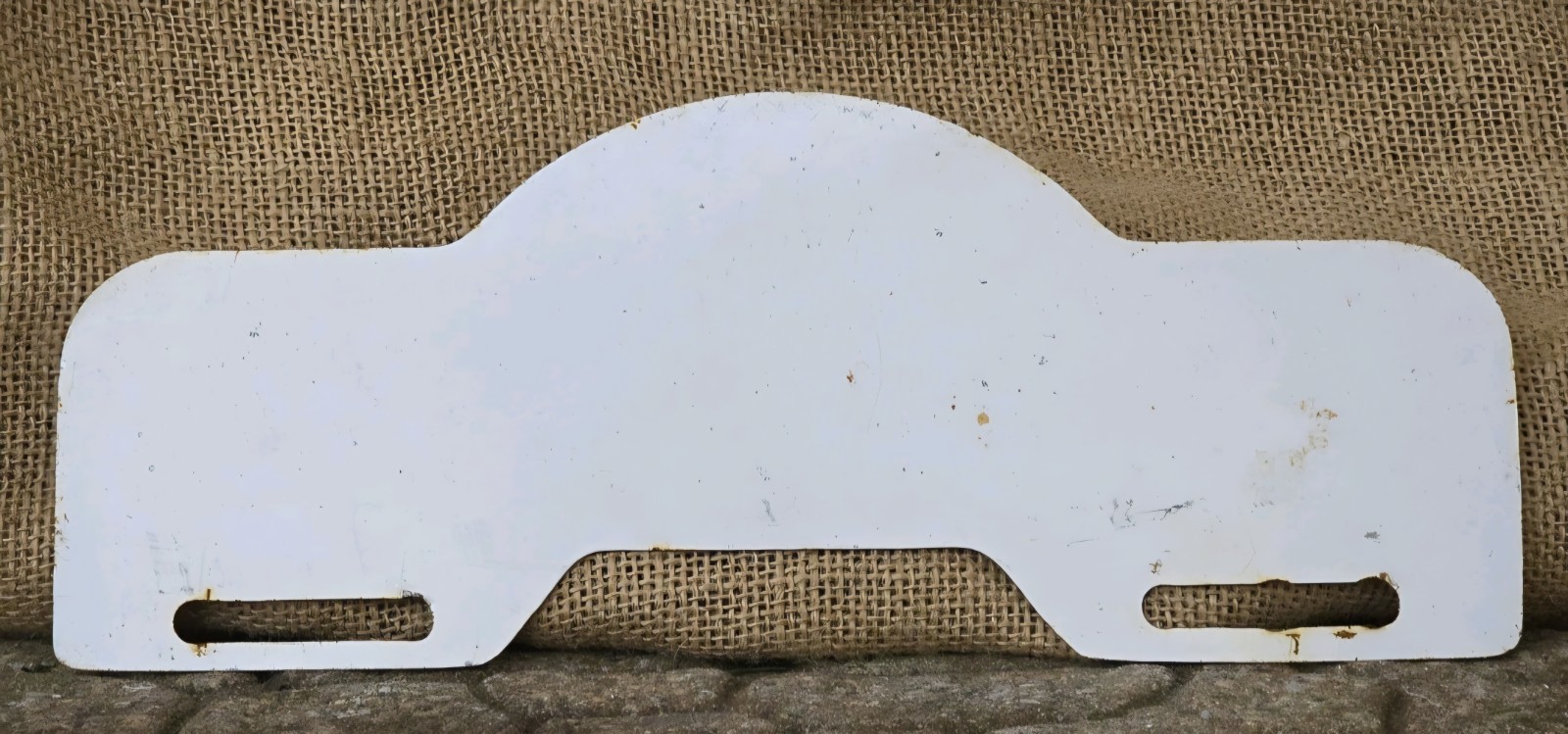 VINTAGE SINCLAIR GASOLINE LICENSE PLATE TOPPER 11" X 4.5"