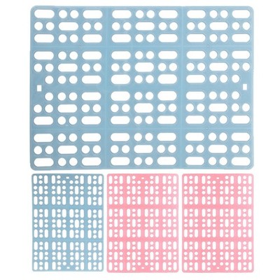 4 Pcs Kaninchenmatten Für Käfige Kaninchenkäfigmatte Aus Kunststoff