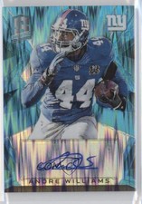 2015 Panini Spectra Signatures Neon Blue Prizm 17/50 Andre Williams Auto 1j6