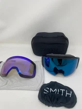 Smith 4D Mag Snow Goggles-CP Sun Blue Mirror + CP Storm Blue Sensor Lens