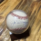 Joe DiMaggio Autographed Baseball