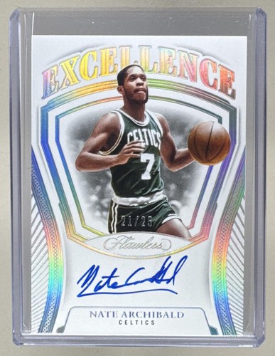 Nate Archibald 2024 Panini Flawless Excellence Signatures Auto 21/25