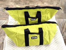 NEW Genuine RYOBI TOOL BAG 18"X14"X12" LARGE HEAVY DUTY CANVAS