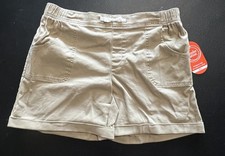 Wonder Nation Size XL  14/16 Beige School Shorts Girls