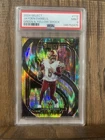 2024 Select - Premier Level Jayden Daniels #112 Green & Yellow Shock (RC) PSA 9