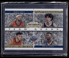 2019-20 Panini Contenders Team Quads Brandon Ingram/Jaxson Hayes/Lonzo Ball/Zion
