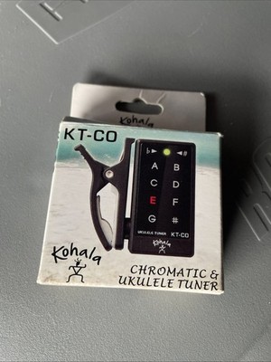 Kohala KT-CO Automatic Chromatic & Ukulele Tuner Clip On Mount Vibration Sensor
